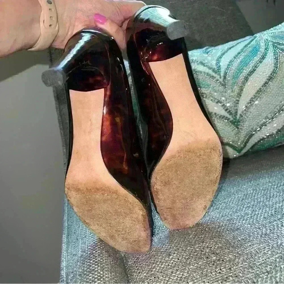 Stuart Weitzman 'Leopard' heels with open toe size 7.5N - Picture 7 of 7